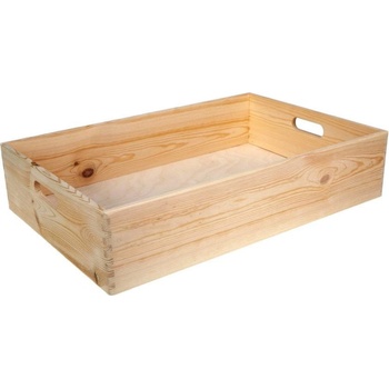 Čisté dřevo Drevený box 60 x 40 x 14 cm