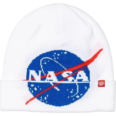 686 Mens Nasa beanie white