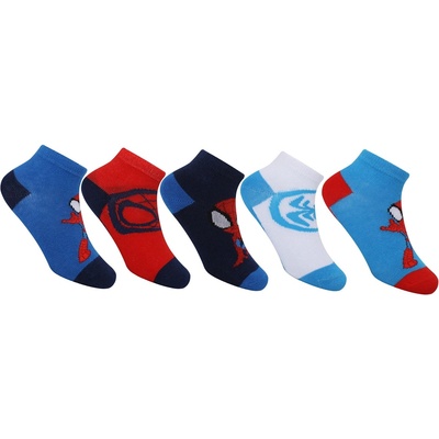 Character Детски чорапи Character Trainer Sock 5pk Infant - Spider-Man