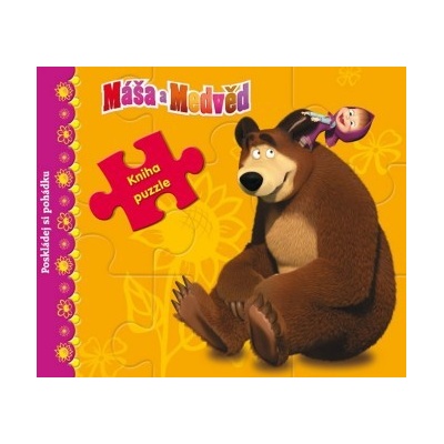 Máša a Medvěd Kniha puzzle