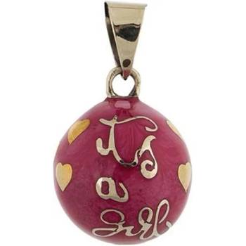 Image 1 of Bola Медальон за бременни Бола - Розов "It's a girl (VO111)