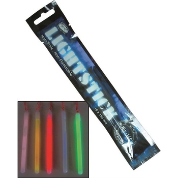 Mil-Tec Svietiaca tyčinka - chemické svetlo 10x150mm Biela