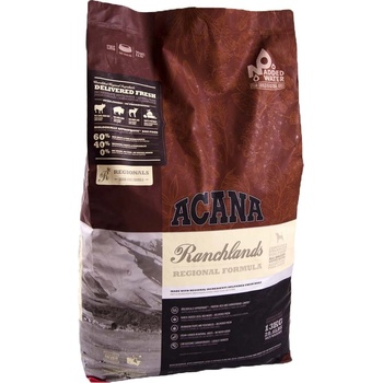 Acana Regionals Ranchlands hovězí jehněčí sleď bizon losos 11,4 kg