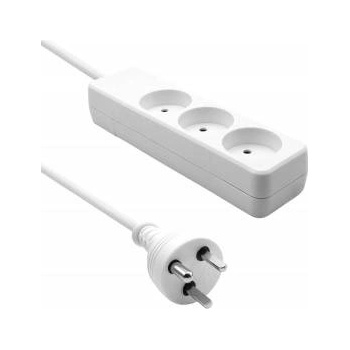 ProXtend Danish Power Strip 3-way 5M EDB plug White