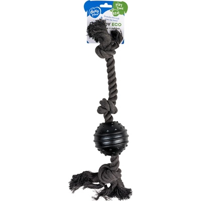 Duvo + lano 3 uzly s míčkem 50 cm