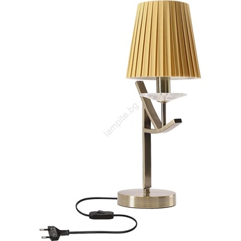 Candellux Настолна лампа VITORIA 1xE14/40W/230V жълта/месинг (CA1132)