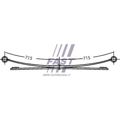 List pružiny FAST FT13319