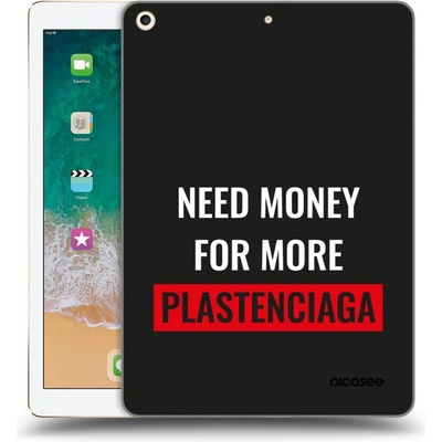 Picasee silikónový prehľadný obal pre Apple iPad 9.7" 2017 5. gen More PLASTENCIAGA