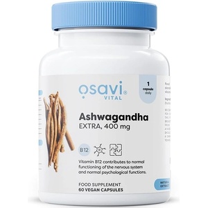Osavi Ashwagandha Extra 400 mg, 120 Vegan Capsules
