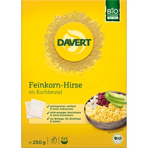 Davert Био фино просо в торбички за варене - 250 г