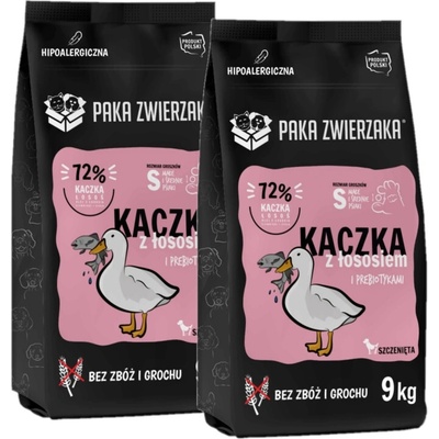 Paka Zwierzaka Sedmé nebe Kachna s lososem 2 x 9 kg