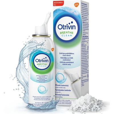 Otrivin Breathe Clean Izotonický nosný sprej s morskou vodou 100 ml