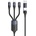 USAMS Кабел за бързо зареждане и данни USAMS SJ511 U71 All-in-one, 1.2м (6958444971780)