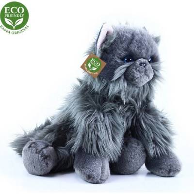 Rappa Plyšová kočka Britská sedící 30 cm Eco-Friendly