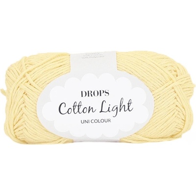 Příze DROPS Cotton light 42 - vanilka