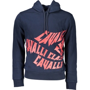 Roberto Cavalli Суитшърт cavalli class, Цвят Синьо (qxt65a-cf062_blu_04926)