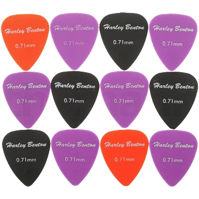Harley Benton Nylon Player Pick Set 0, 71mm