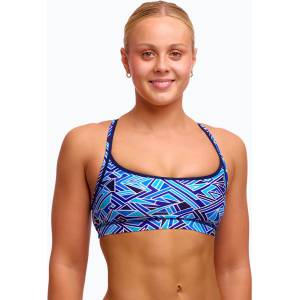 Funkita Горнище на бански костюм Funkita Sports Top blue bits