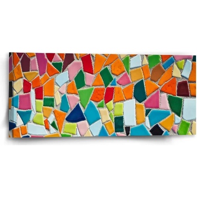 Sablio Obraz Farebná mozaika - 110x50 cm