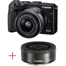 Canon EOS M3 +15-45mm IS STM +22mm f/2 STM