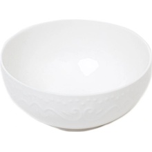 Homla Sylia miska biela s ornamentom 15 cm