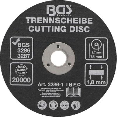 BGS Kotouč řezný 75 mm 3286-1
