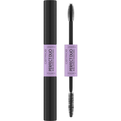 Catrice Perfect Duo XXL Effect objemová a prodlužující řasenka 2 v 1 Black 8 ml