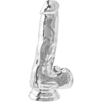 ToyJoy Прозрачно дилдо tpe 16 см