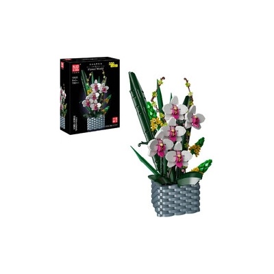 Mould King 10025 Orchidej Váza s kvetmi