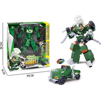 Зелен Трансформърс робот Xrobot