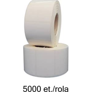 ZINTA Самозалепващи PP етикети ZINTA 50x32 mm, 5000 ет. / ролка (50X32X5000-PP)