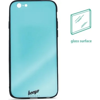 Apple Силиконов калъф кейс за iPhone 7 / iPhone 8 Beeyo Glass светлосин