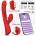 INTOYOU App Series Trixy Triple Tapping Mouth Vibrator with App Red