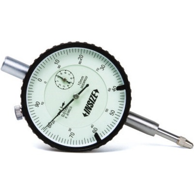 INSIZE Číselníkový úchylkoměr nárazuvzdorný 10 mm s očkem 2314-10A