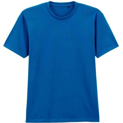 Gildan Unisex Tričko SOFTSTYLE střední gramáže Adult No Label Enzyme Wash T-Shirt královská modrá