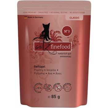 Catz finefood CF No.3 s drůbežím masem 85 g