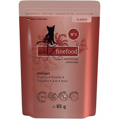 Catz finefood CF No.3 s drůbežím masem 85 g