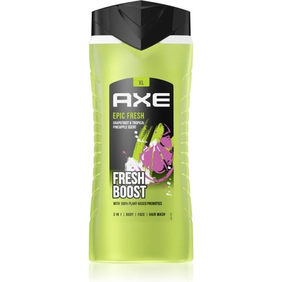 AXE Epic Fresh душ-гел за лице, тяло и коса 400ml