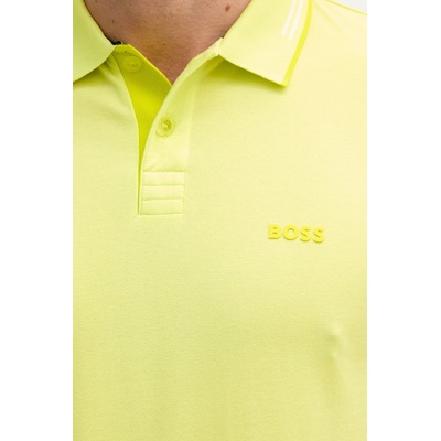 BOSS Green тениска с яка мъжка с памук Paul (50506193)