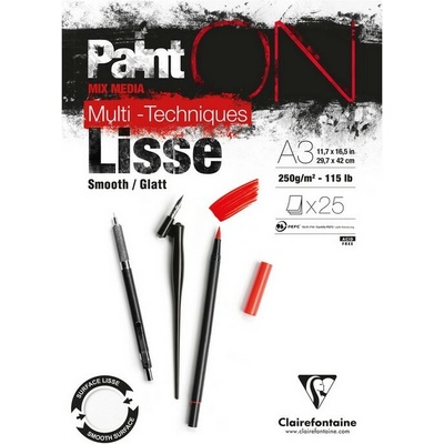 Clairefontaine Blok Paint on Smooth A3 25 listů 250 g