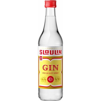 Slovlik Gin 40% 0,5 l (čistá fľaša)