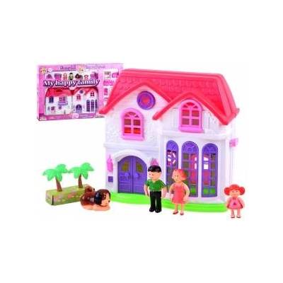 Jokomisiada Folding family HOUSE + doll furniture ZA3747