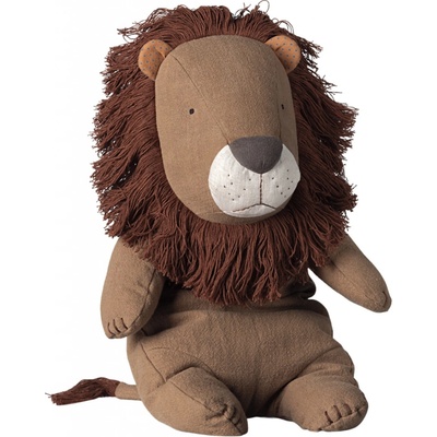 Maileg Ľanový lev Safari Friends Brown Medium