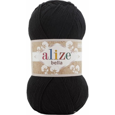 Alize příze Bella 60 černá