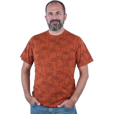 Bushman tričko Robson terracotta