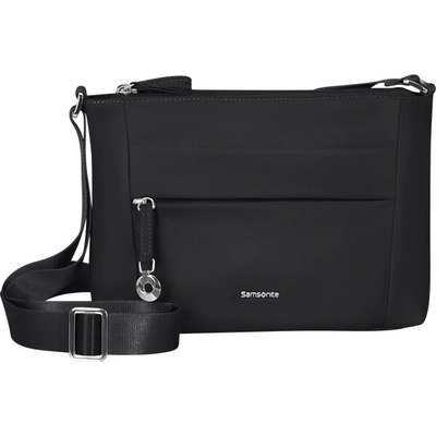 Samsonite MOVE 5.0 H. SHOULDER BAG S 3 ZIP, BLACK malá crossbody kabelka
