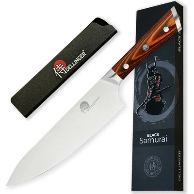 Dellinger German Black Samurai nůž šéfkuchaře Chef 200 mm – Zboží Mobilmania
