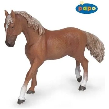 Image 1 of Papo - Фигурка за колекциониране и игра - Английски кафяв кон (51533)