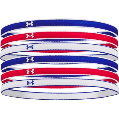 Under Armour Mini headbands 6pk BLU 1286016-400 Modrá