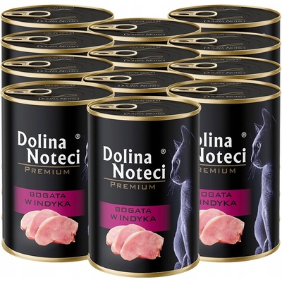 Dolina Noteci Premium bohatá na morčacie mäso 12 x 400 g